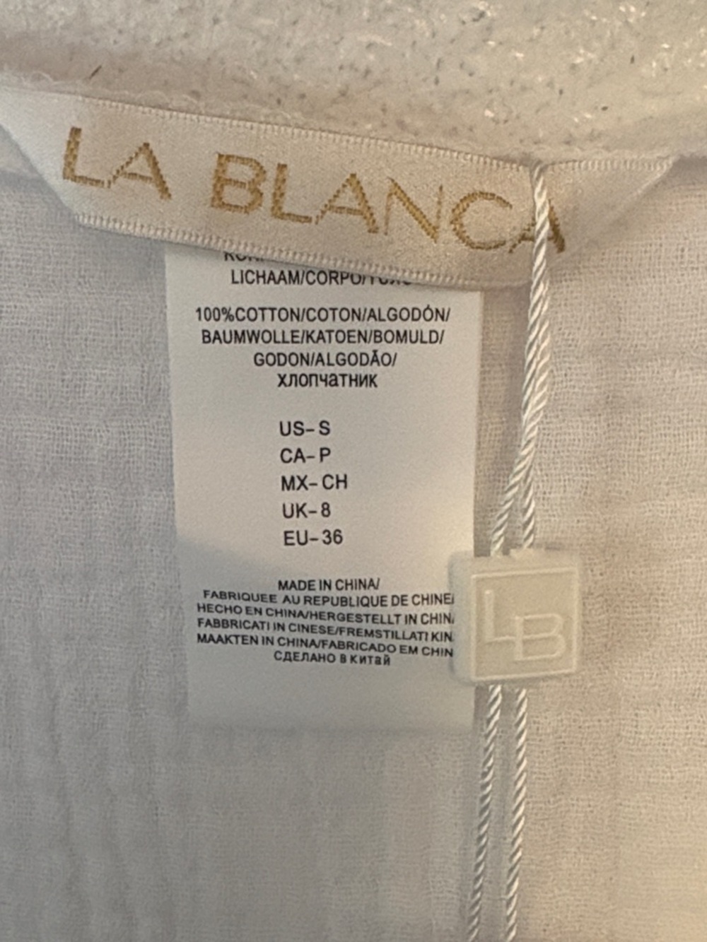 La Blanca Resort Wear Seaside Covers Hoodie Black Swimsuit Cover-up Size S - Picture 4 of 9